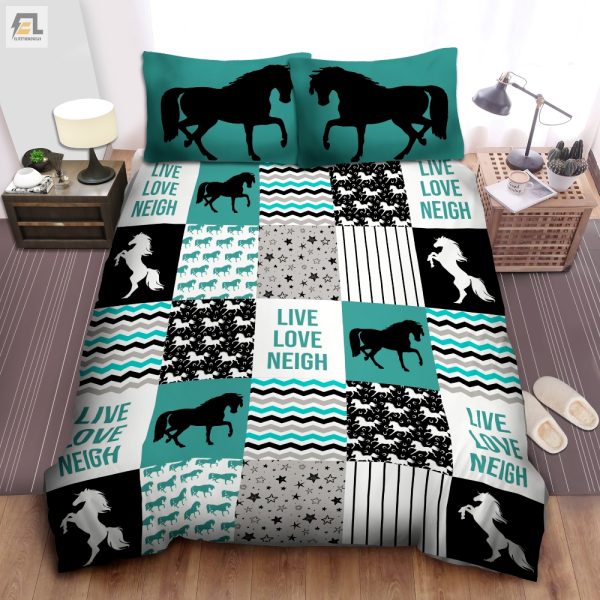 Neighway Love Live Laugh Horse Duvet Sets Unique Comfort elitetrendwear 1