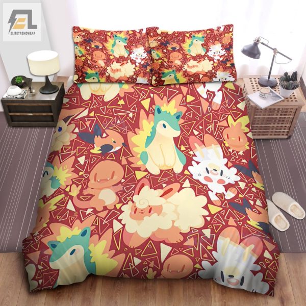 Snuggle With Fire Comfy Pokemon Duvet Sets Blaze elitetrendwear 1