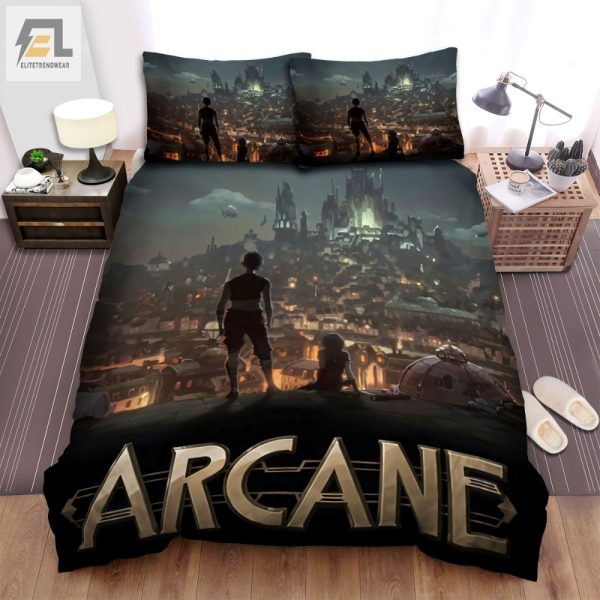 Sleep Like A Hex Arcane Poster Duvet Cover Set Magic elitetrendwear 1