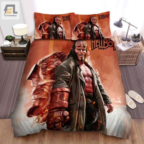 Devilish Comfort Hellboy Red Duvet Sets For Bold Bedrooms elitetrendwear 1