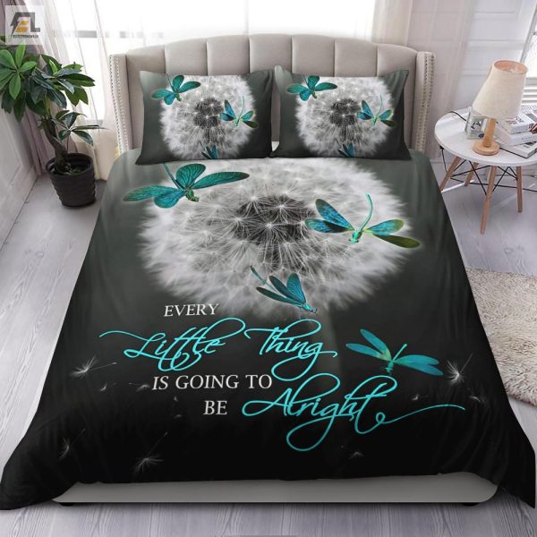 Cozy Dragonfly Duvet Set Every Little Things Gonna Be Alright elitetrendwear 1