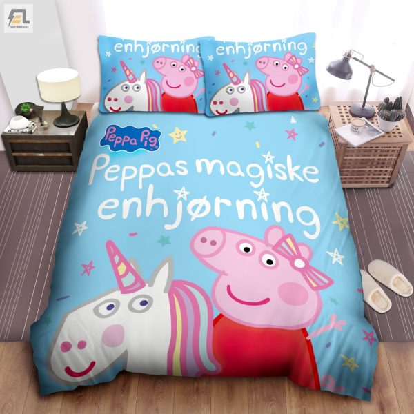 Snuggle With Peppa Unicorns Fun Cozy Bedding Sets elitetrendwear 1