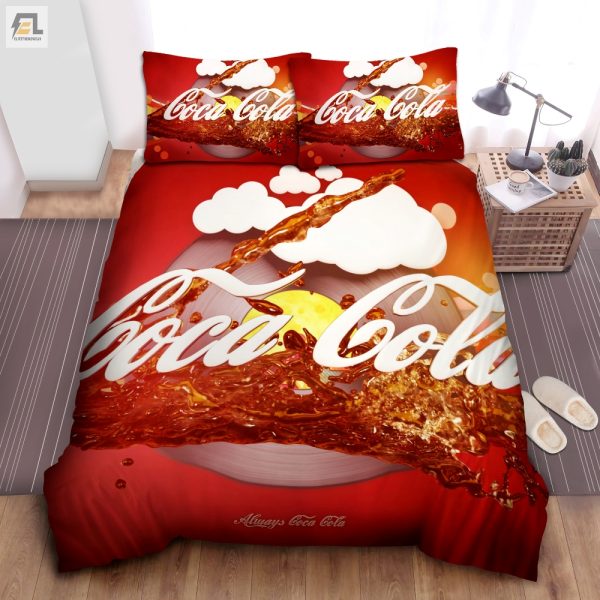 Sleep With Coke Quirky 3D Duvet Cover Bedding Set elitetrendwear 1