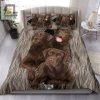 Snuggle With Chocolab Cozy Comical Duvet Set elitetrendwear 1