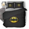 Sleep Like Batman Comfy Black Yellow Logo Duvet Sets elitetrendwear 1