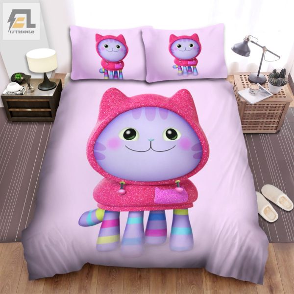 Purrfectly Cozy Gabbys Dj Catnip Duvet Set For Kids elitetrendwear 1