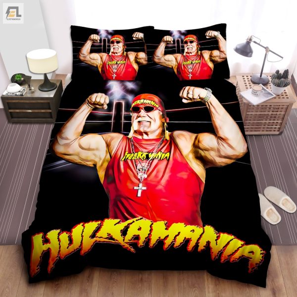 Hilariously Cozy Hulk Hogan Wrestling Duvet Cover Set elitetrendwear 1