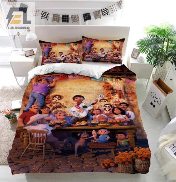 Snuggle With The Afterlife Disney Coco Custom Duvet Set elitetrendwear 1