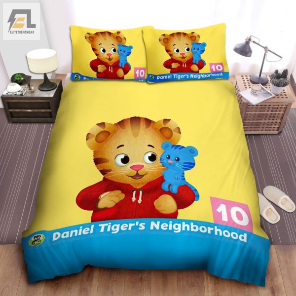 Sleep Tight With Daniel Tiger Cozy Comfy Bedding Set elitetrendwear 1