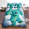 Get Cozy With Sulleys Hilarious Run Fun Duvet Cover Set elitetrendwear 1