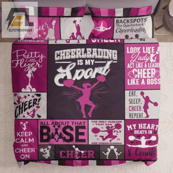 Cheer Dreams Hilarious Cozy Cheerleading Bedding Sets elitetrendwear 1