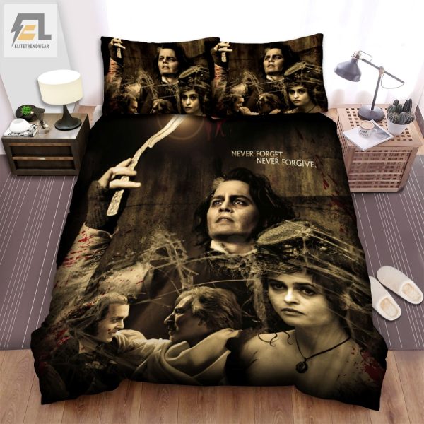 Sleep With Sweeney Todd Comfy Quirky Duvet Cover Set elitetrendwear 1