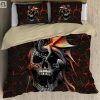 Snuggle With A Dragon Hilarious 3D Skull Duvet Set elitetrendwear 1