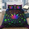 Get Baked In Style Ligerking 420 Weed Quilt Duvet Set elitetrendwear 1