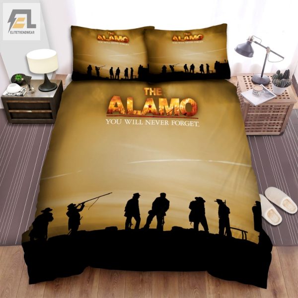 Sleep Texan Alamo Sunset Duvet Comfy Hilarious Bedding elitetrendwear 1