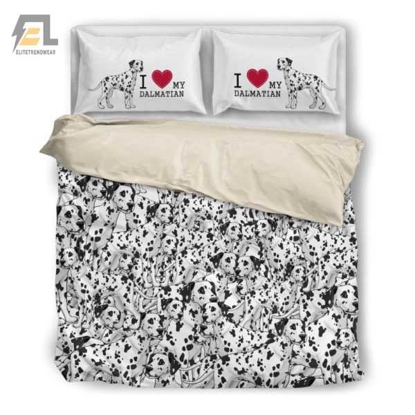 Spoton Comfort Dalmatian Duvet Cover Set Snuggle In Style elitetrendwear 1