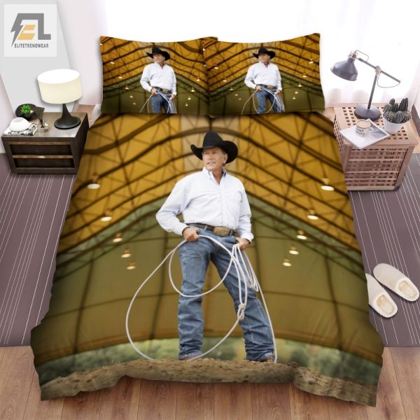 Dream With George Funny Cowboy Comforter Set elitetrendwear 1