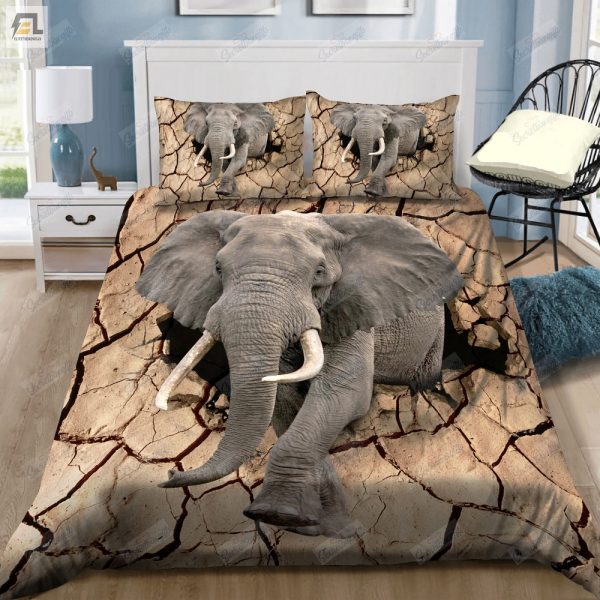 Elephant Stomps Comfy Duvet Cover Bedding Set Sale elitetrendwear 1