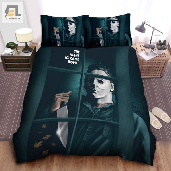 Sleep Tight Dont Let Michael Myers Bite Cozy Bedding Sets elitetrendwear 1