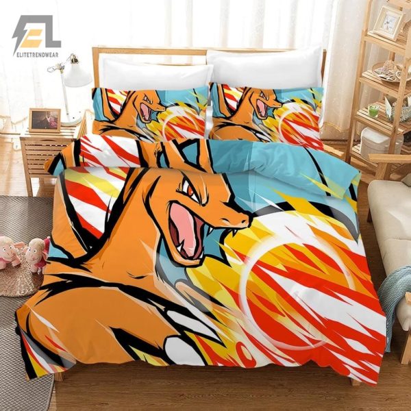 Catch Zzzs With Pikachu Charizard Cozy Bedding Sets elitetrendwear 1