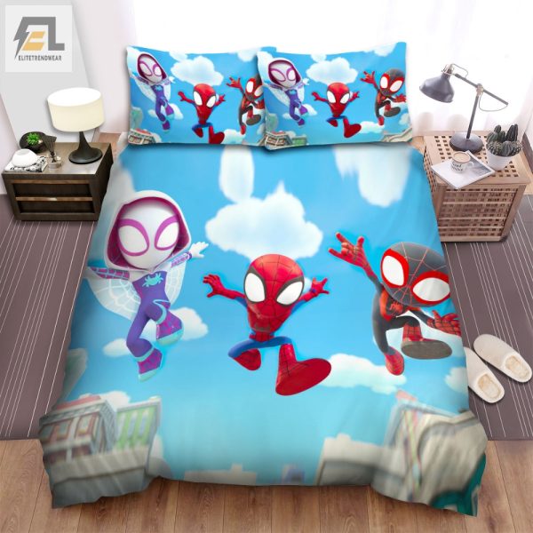 Snuggle Up With Spidey Trio Comfy Fun Bedding Sets elitetrendwear 1