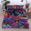 Groovy Hologram Duvet Fun Cozy Hippie Bedding Sets elitetrendwear 1