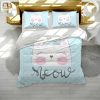 Purrrfectly Cozy Cat Meow Duvet A Pawsome Bedding Set elitetrendwear 1