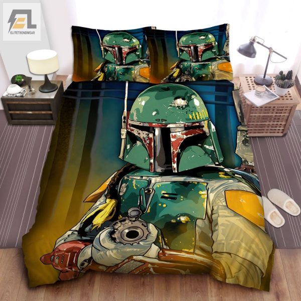 Sleep Like A Bounty Hunter Comfy Boba Fett Duvet Sets elitetrendwear 1