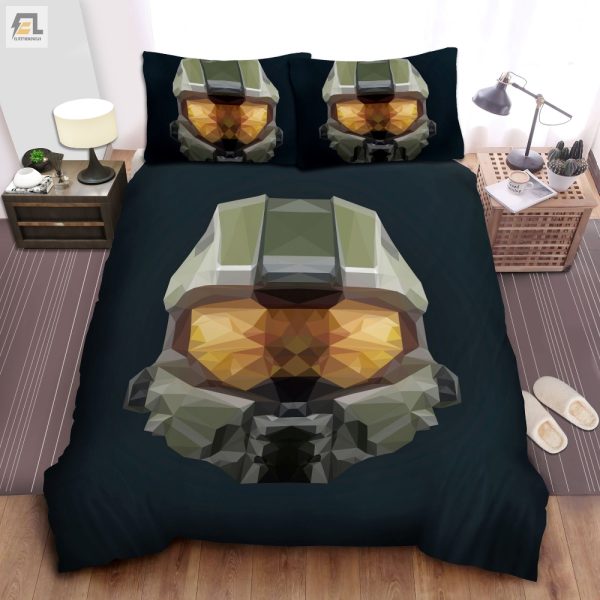 Sleep Like A Spartan Halo Helmet Duvet Sets For Gamers elitetrendwear 1