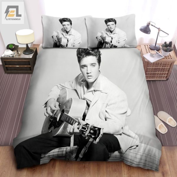 Rock Snooze Elvis Guitar Duvet Sleep Like A King elitetrendwear 1