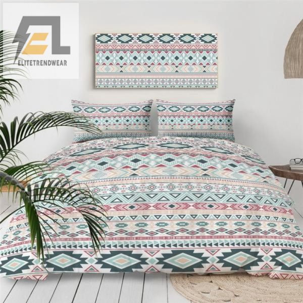 Snuggle In Style Blue Aztec Love Duvet Dream Boldly elitetrendwear 1