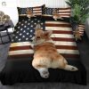 Patriotic Corgi Duvet Snuggle Up With Stars Stripes elitetrendwear 1