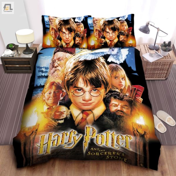 Snooze Like A Wizard Quirky Harry Potter Poster Duvet Set elitetrendwear 1