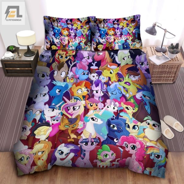 Pony Movie Theater Duvet Set Cozy Fun Unique Bedding elitetrendwear 1