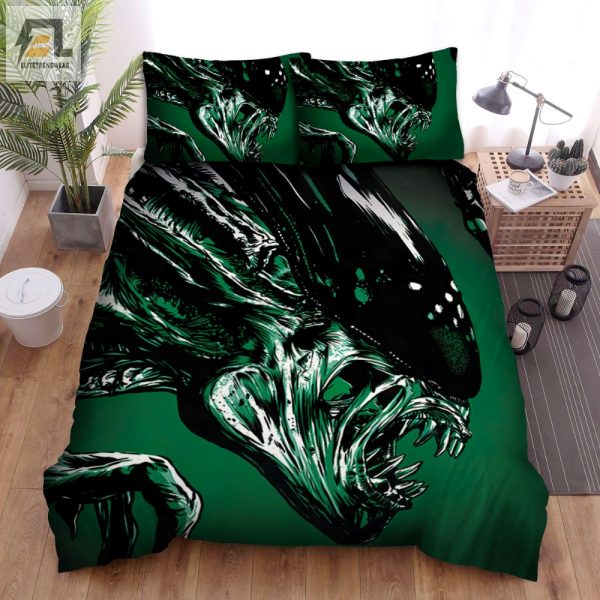 Sleep With Aliens Cozy Xenomorph Poster Duvet Sets elitetrendwear 1