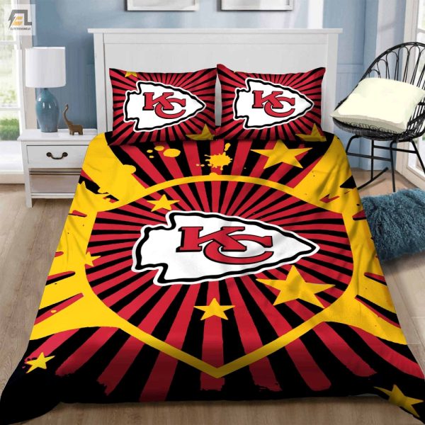 Score Big Dreams Fun Kansas City Chiefs Bedding Sets elitetrendwear 1