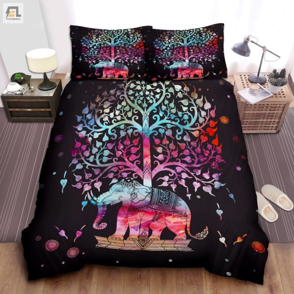 Snore In Style Funky Elephant Pattern Duvet Cover Set elitetrendwear 1