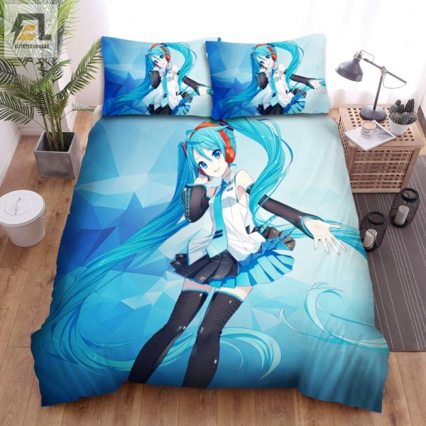 Mikus Blue Dream Quirky Cozy Duvet Bedding Set elitetrendwear 1