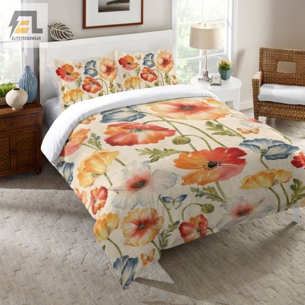 Poppy Pizzazz Hilarious Bedding For Flower Fanatics elitetrendwear 1