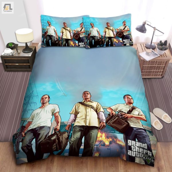 Sleep Like A Criminal Gta Trevor Franklin Michael Bedding elitetrendwear 1