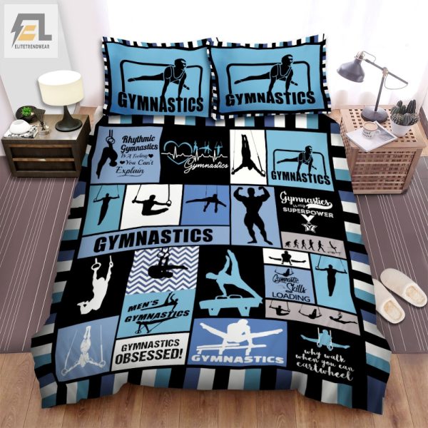 Gymnastics Superpower Bedding Set Sleep Like A Hero elitetrendwear 1