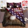 Home Run Dreams Comfy Baseball Flag Bedding Set elitetrendwear 1