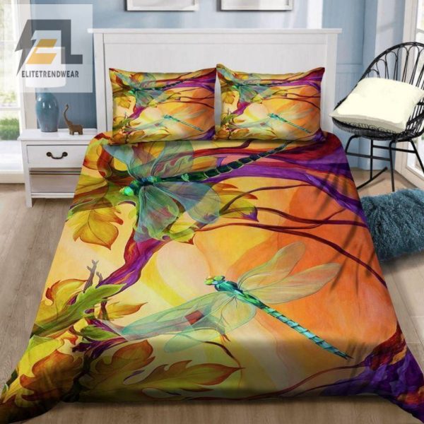 Snooze With Buggy Buddies Quirky Dragonfly Bedding Sets elitetrendwear 1