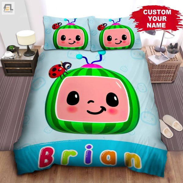 Dream Big With Cocomelon Funny Personalized Bedding Sets elitetrendwear 1