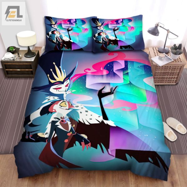 Quirky Helluva Boss Light Colors Duvet Cozy Comfy elitetrendwear 1