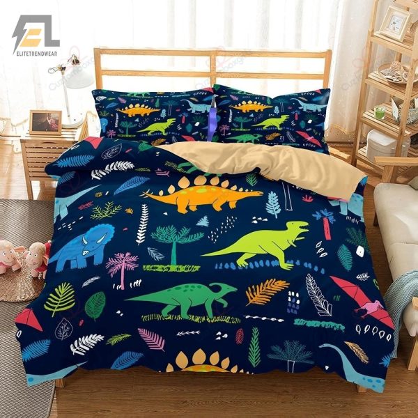 Adorable Dino Duvet Sets Snuggle With Prehistoric Pals elitetrendwear 1