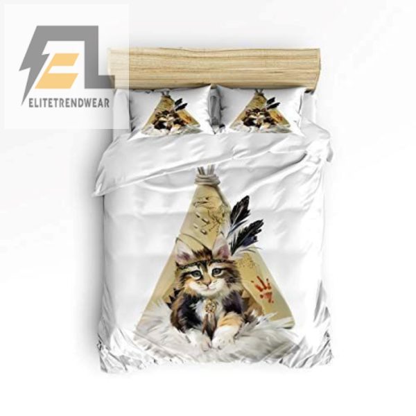 Purrfectly Comfy Cat Lover Duvet Sets Meowtastic Bedding elitetrendwear 1