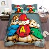 Chipmunk Fun Hilarious Alvin Duvet Cover Bedding Set elitetrendwear 1