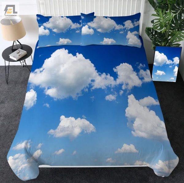 Dreamy Blue Clouds Duvet Sleep In Skyhigh Comfort elitetrendwear 1