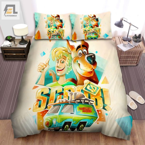 Scoob Mystery Machine Duvet Cozy Comfy Cartoon Fun elitetrendwear 1